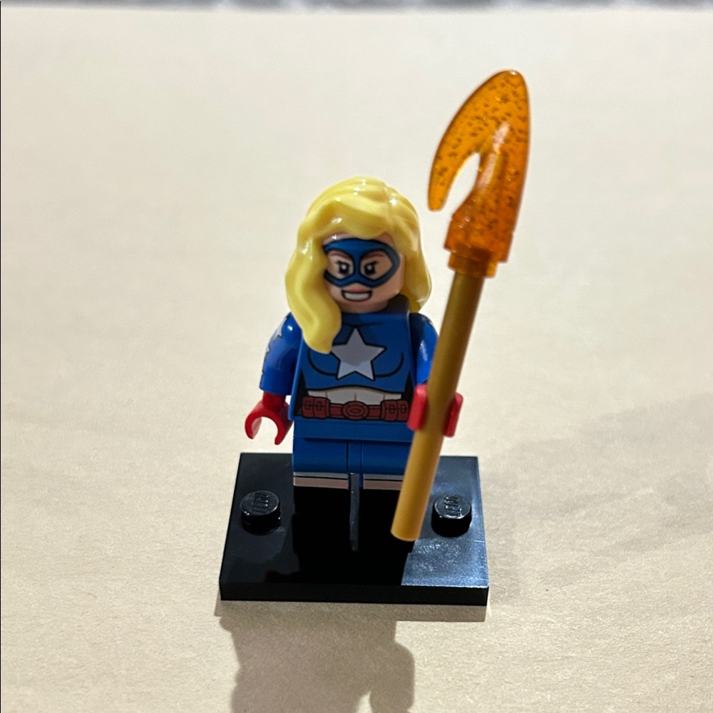 Superhero Minifigure with Staff Lego
